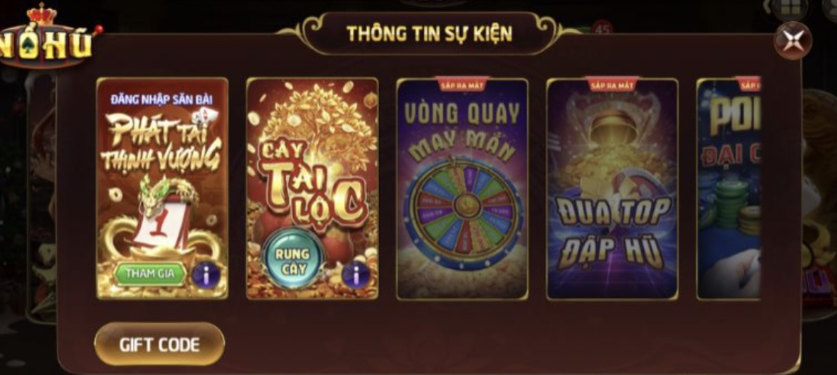 Các chương trình khuyến mãi Nohuwin mới nhất 2026