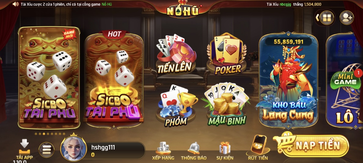 Cách vào mục tin tức trên Nohuwin