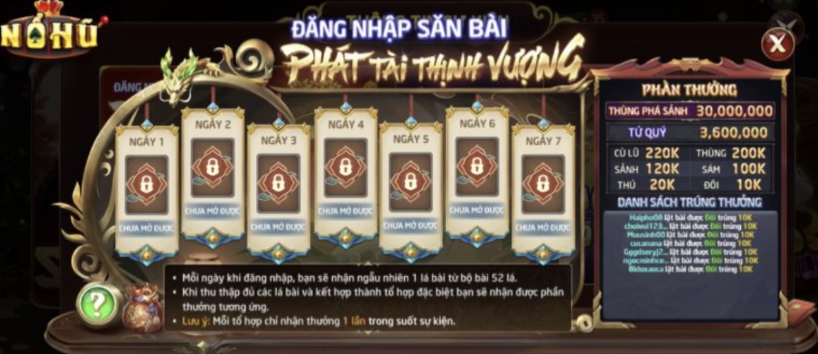 Chương trình khuyến mãi Nohuwin nhiều ưu điểm nổi bật