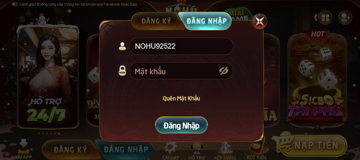 Nohuwin đăng nhập – Cách thực hiện chi tiết